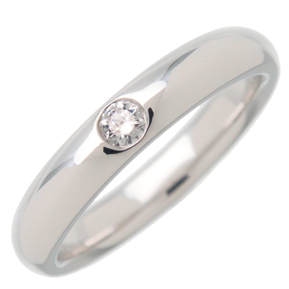 HARRY WINSTON Marrige Ring 1P Diamond Platinum US3.5-4